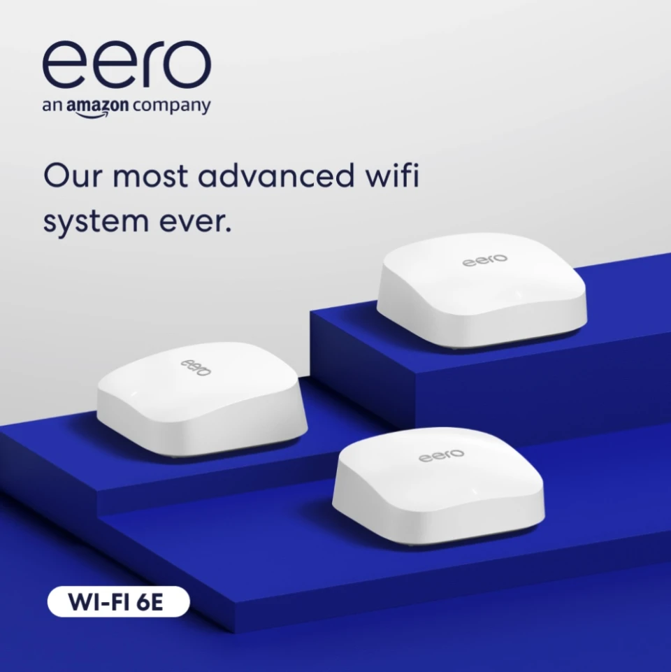eero Pro 6E WiFi System (3-Pack) - B091G64GVK | Abt