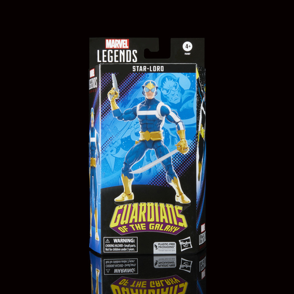 thumbnail video image 2 of Marvel: Legends Star-Lord Guardians of the Galaxy Kids Toy Action Figure for Boys and Girls Ages 4 5 6 7 8 and Up (6”), 2 of 13
