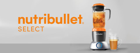 Nutribullet Select Blender with Versatile Controls, Orange, 1000 Watts, Cold or