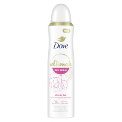 Dove Ultimate Long Lasting Antiperspirant Deodorant Dry Spray, Cucumber  Water and Mint, 3.8 oz - Walmart.com