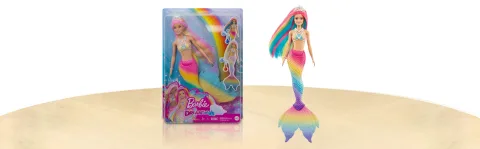 Barbie Sirena cambia de color GTF89 MATTEL