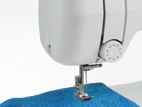 machine stitching denim 