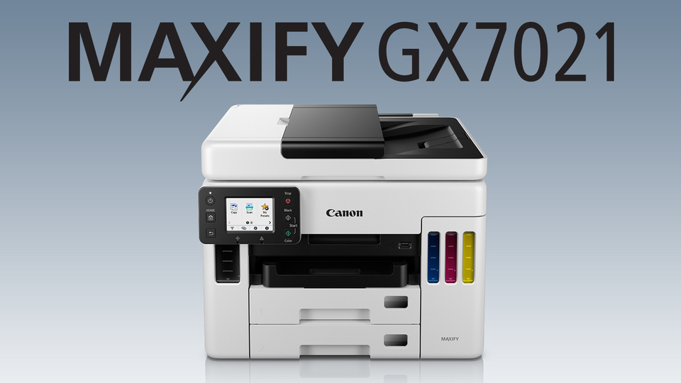 thumbnail video image 2 of GX7021 - MegaTank, Small Office All in One Printer, 2 of 8