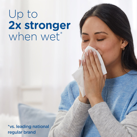 Up to 2X stronger when wet