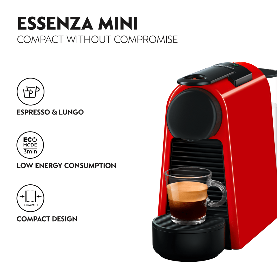 aanwijzing Harde wind Afleiden Nespresso EN85R Essenza Mini Espresso Machine | BrandsMart USA