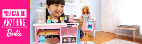 Barbie you can be anything cake decorating discount playset