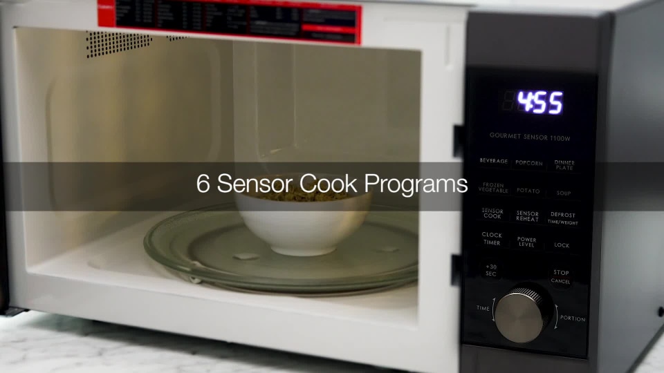 Galanz Express Wave Cu ft Sensor Cooking Microwave Oven, Black