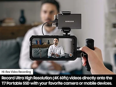 Samsung T7 4TB Portable SSD - Thumbnail 5