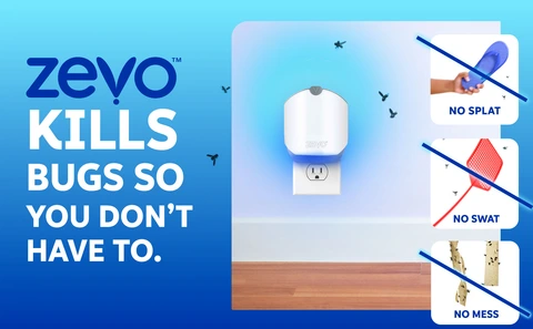 Zevo Compact Flying Insect Trap Refill: Indoor Light Trap Refill