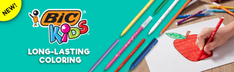 BIC Kids Colored Pencil - Assorted Lead - 12 PackBICBKCPJ12AST, BIC  BKCPJ12AST - Office Supply Hut
