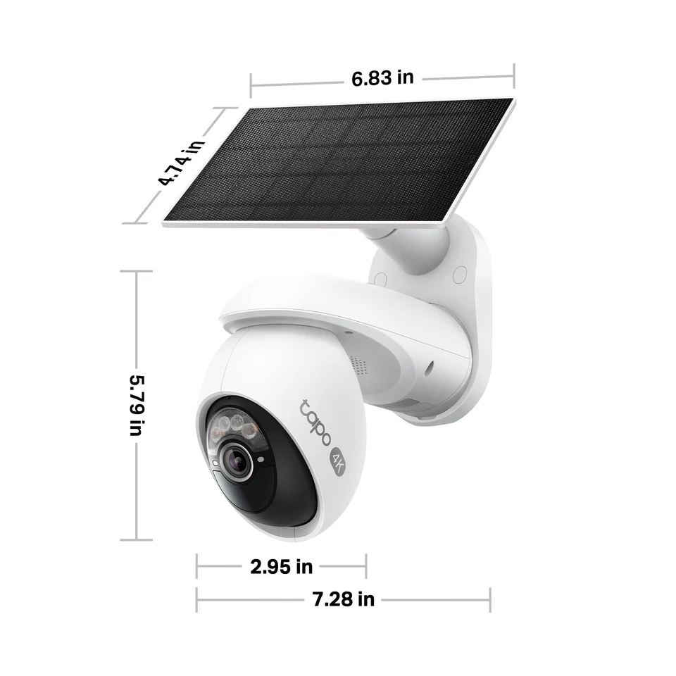 TP Link Tapo Wireless Pan Tilt 4K Ultra High Definition Video