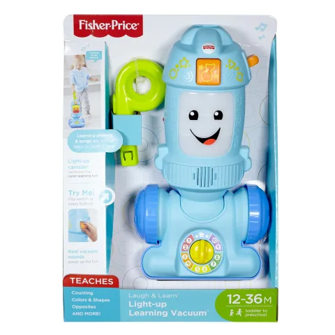 Fisher-Price Laugh Learn Light-Up Learning Vacuum The Entertainer