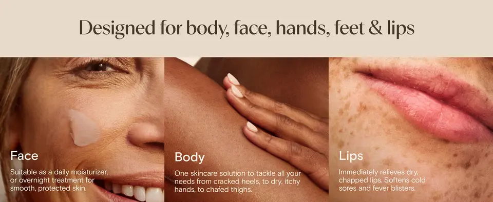 Aveeno skin relief healing ointment for dry skin, moisturizing lotion, for men and women