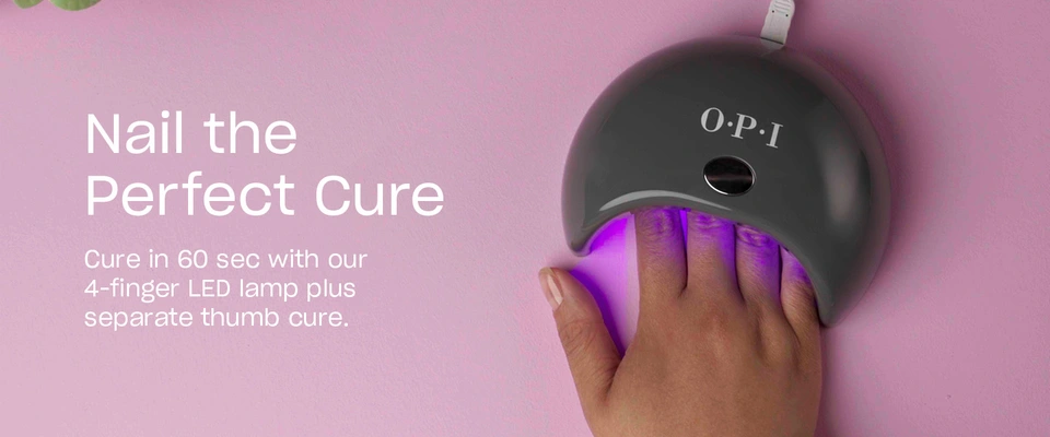 Cure nails for 60 seconds in GELement LED lamp