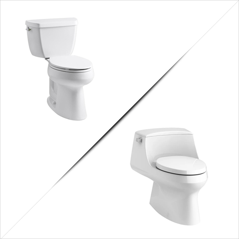 2 Different Toilet Types