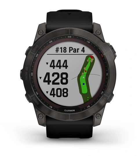 Garmin Fenix 7X Sapphire Solar Edition Smartwatch Screen in