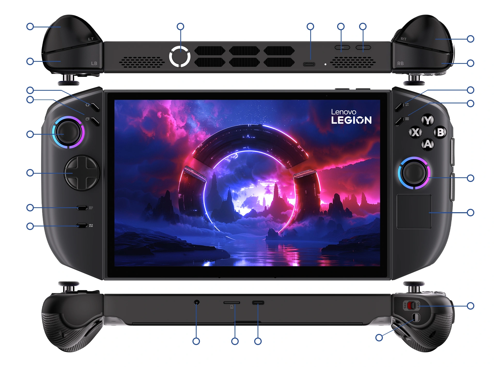 Lenovo Legion Go 2 Gaming Handheld Z2 Extreme 32gb Radeon Graphics