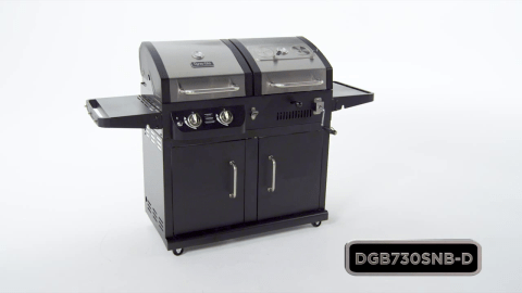 Dyna-Glo Stainless Steel and Black 2-Burner Gas Grill at Lowes.com
