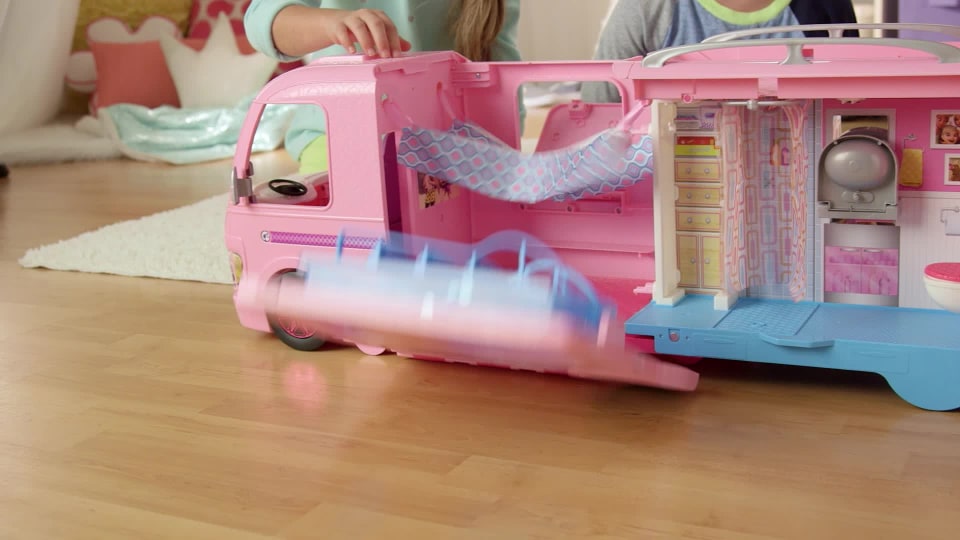 Barbie Ultimate RV Trip Dream Camper Playset with 50 Accessories and ...