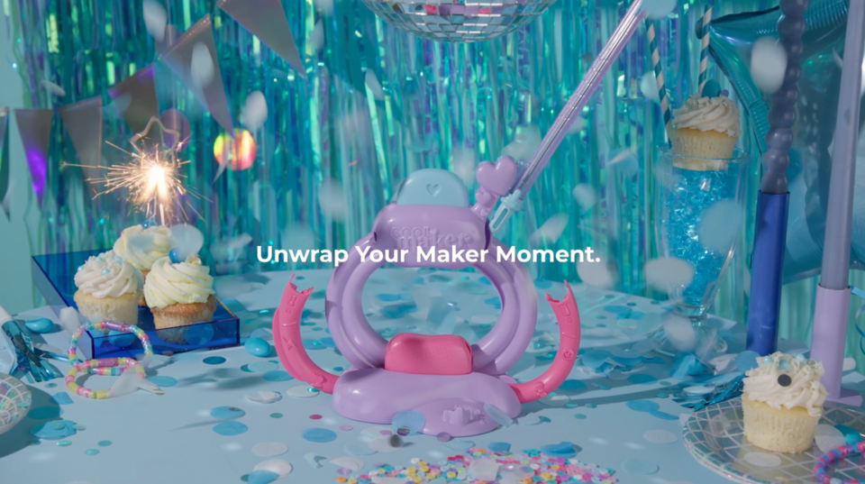 thumbnail video image 3 of Cool Maker, GO GLAM Nail Art Studio Stamper Toy, Nail Polish Applique (Packaging May Vary), 3 of 15