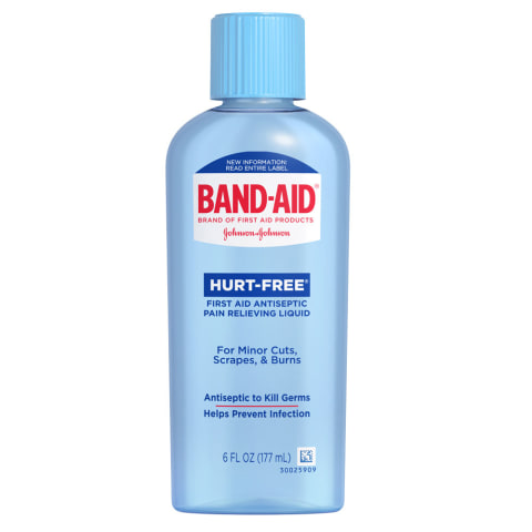 BAND-AID® Brand Pain Relieving Antiseptic Wound Cleansing Liquid