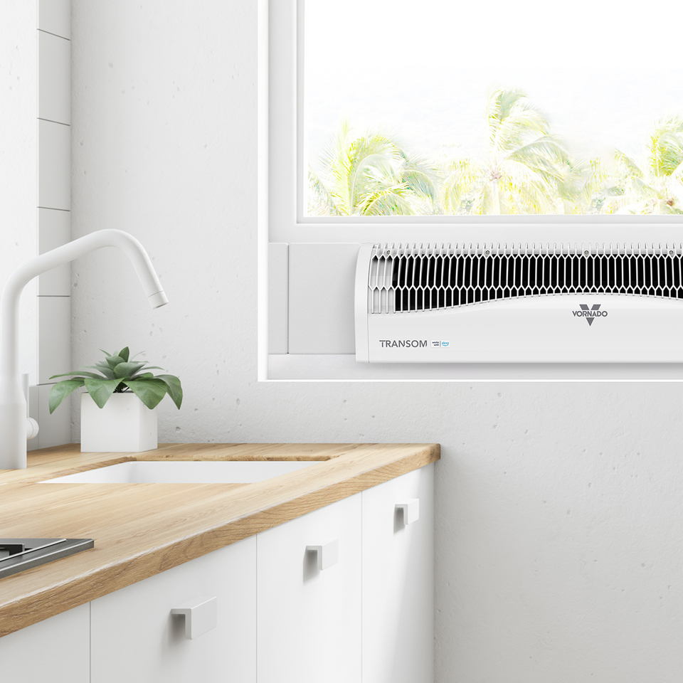 Vornado TRANSOM 4 Speed Window Air Circulator Fan with Remote Control Homesmartcamera