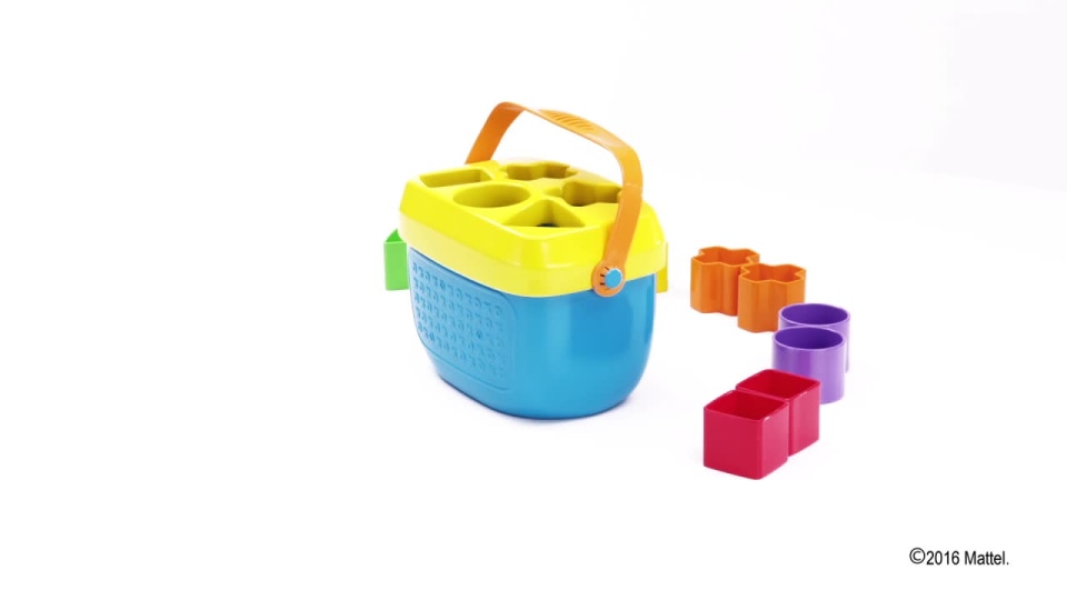 Fisher-Price Baby’s First Blocks Shape Sorting Toy with Storage Bucket, 12 Pieces - image 2 of 7