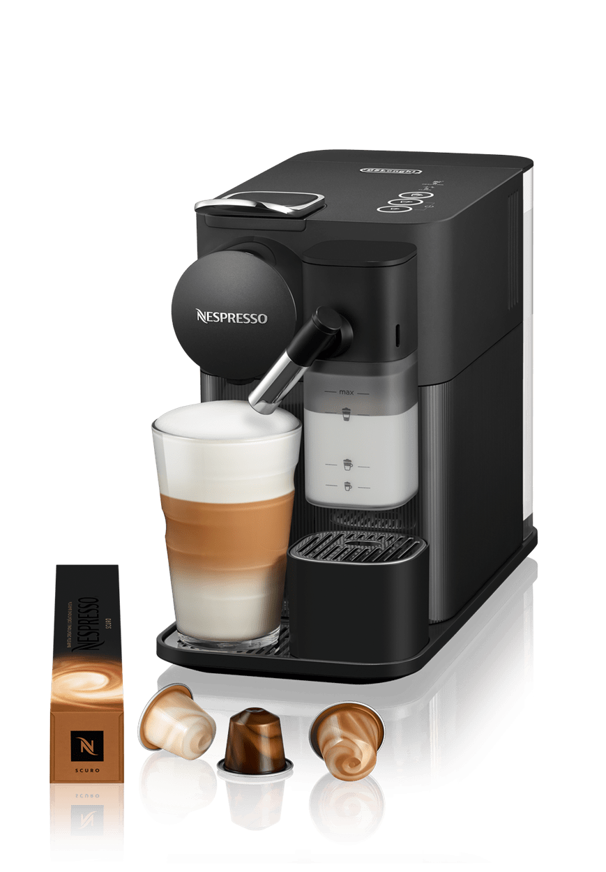 Nespresso Vertuo Lattissima Coffee & Espresso Brewing Machine with 10  Capsule Storage Capacity by DeLonghi, Black, 1-Cup