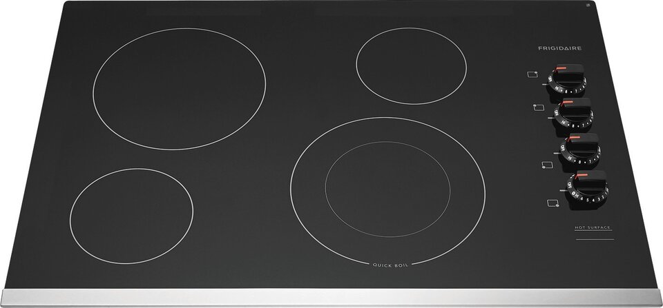 Frigidaire FGEC3068US 30 Electric Cooktop with Ceramic Glass Top, Furniture and ApplianceMart