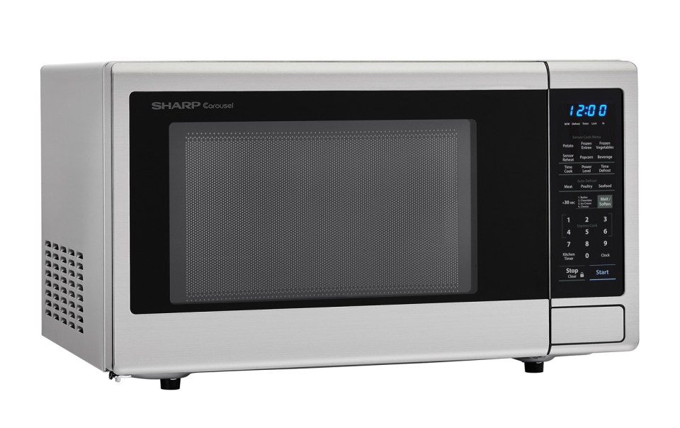 Sharp 0.7 Cu. ft. Black Countertop Microwave Oven