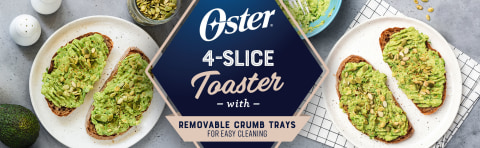 Oster® 4-Slice Long-Slot Toaster, Stainless Steel on Oster.com