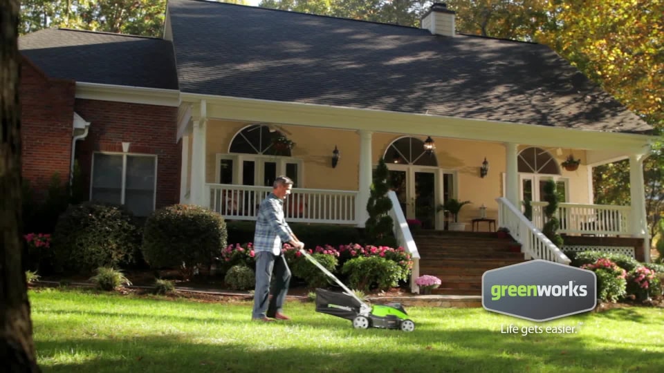 Greenworks 19" 40 Volt Battery Powered Push WalkBehind Mower with