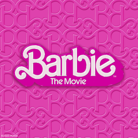 Barbie The Movie Ken Doll - Pastel Striped Beach Outfit With Surfboard, Posable, Collectible