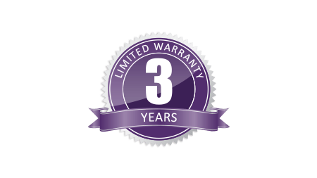 3 Year Warranty