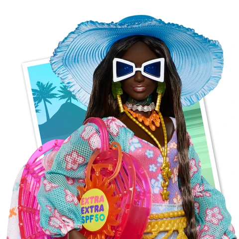 Barbie Extra Fly Travel Doll with Beach Fashion and Accessories