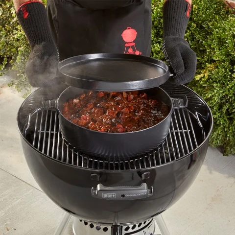 Weber Gourmet BBQ System Poultry Roaster Insert - For Beer Can Chicken & Veggies