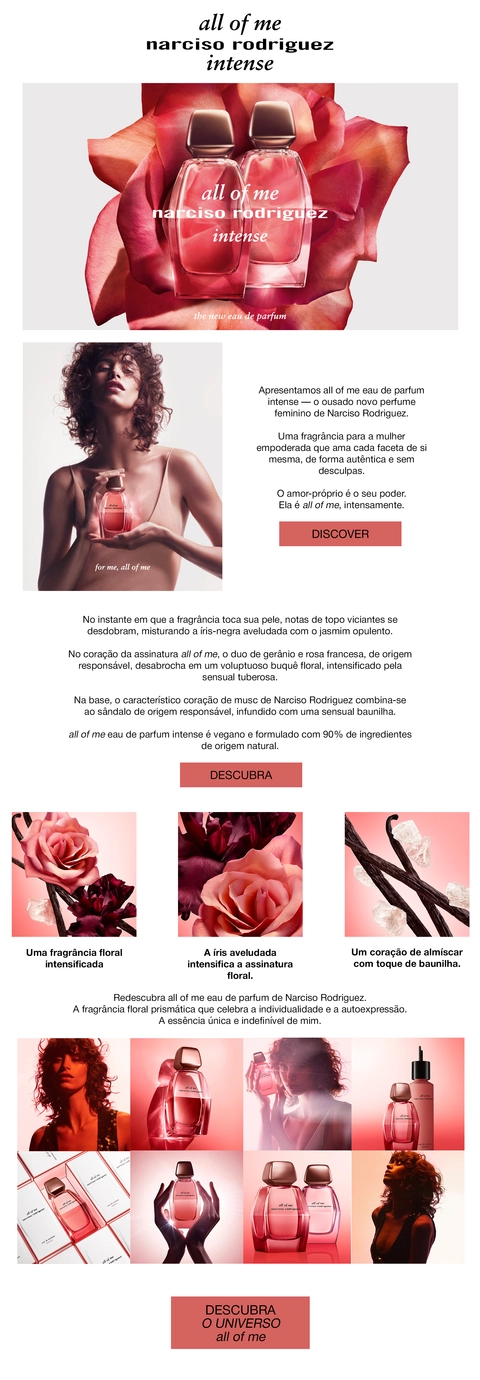 All of Me Narciso Rodriguez Perfume Feminino Eau de Parfum