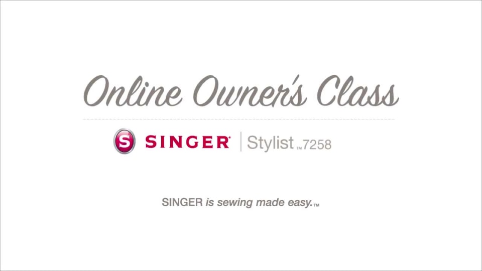 thumbnail video image 2 of Singer® Stylist™ 7258 Computerized Sewing Machine With 203 Stitch Applications, 2 of 11