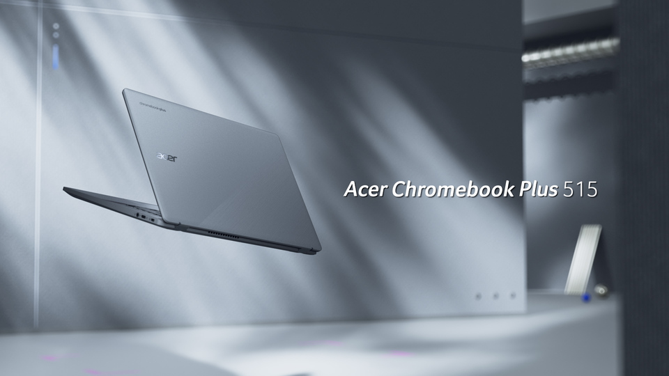 thumbnail video image 2 of (Open Box) Acer Chromebook Plus 515 15.6" Full HD Intel Core i3 i3-1215U 128GB SSD ChromeOS - CB515-2H-31NY, 2 of 6
