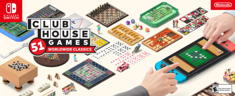 Clubhouse Games: 51 Worldwide Classics (Switch) terá um modo de