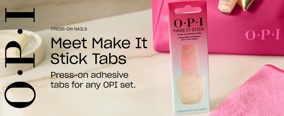 OPI Make It Stick Sticky Tabs for press-on nails