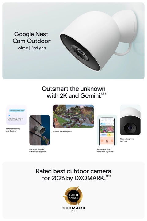 Google Nest Cam Outdoor Security Camera 2-Pack - GA09965-US | Abt