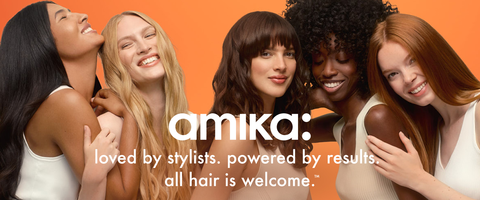 amika loved by stylists. powered by results. all hair is welcome.