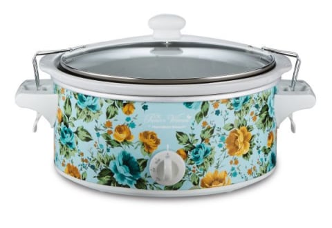 The Pioneer Woman Gorgeous Garden 6 Quart Portable Slow Cooker (33068N)