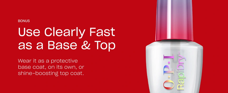 Optional, can use RapiDry Clearly Fast clear coat as base and top coat
