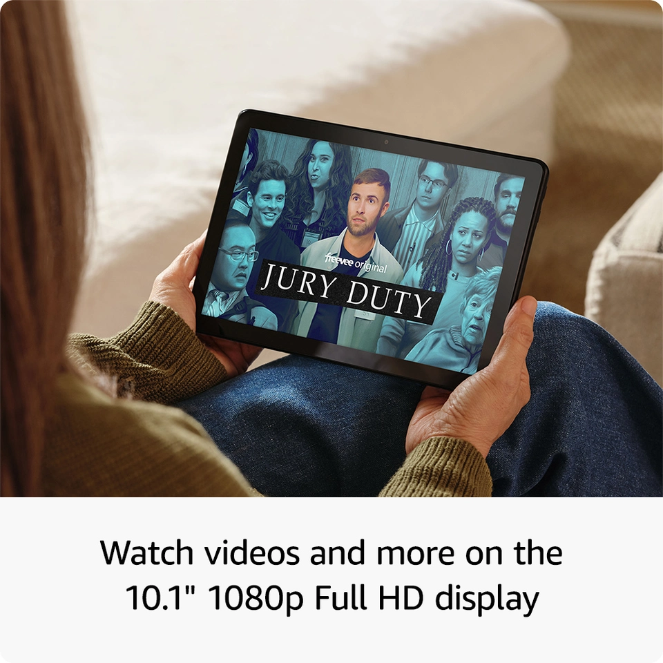 Amazon Fire HD 10 tablet, built for relaxation, 10.1