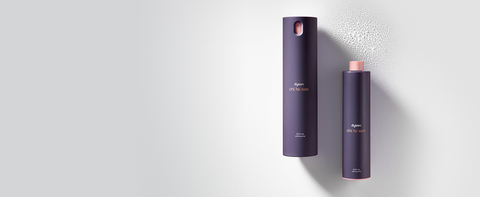 Dyson Chitosan Multi-use styling spray 165ml and a refill.