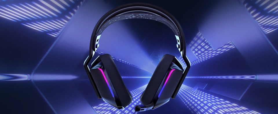 Logitech G733 Lightspeed Wireless RGB Gaming Headset - Black
