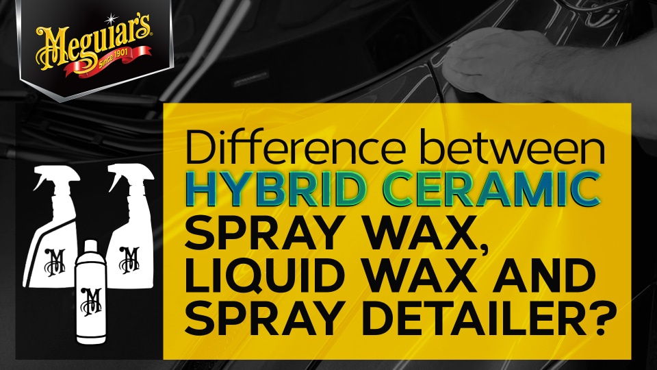 Meguiar's Hybrid Ceramic Liquid Wax - Long-Lasting Ceramic Protection in an  Easy to Use Wax-G200416, 16 oz