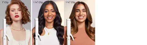 One trio. Curls three ways.